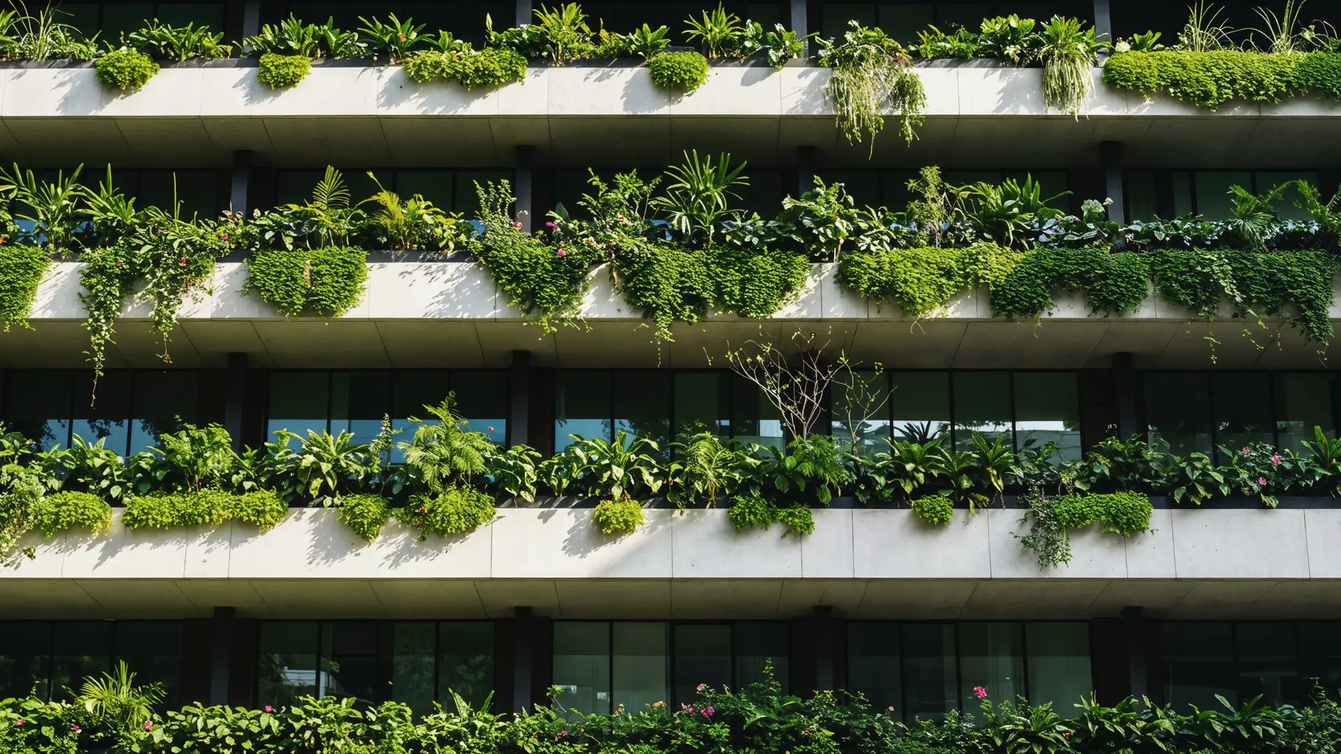 Jardins suspendus, aménagement de terrasse, attique ou balcon